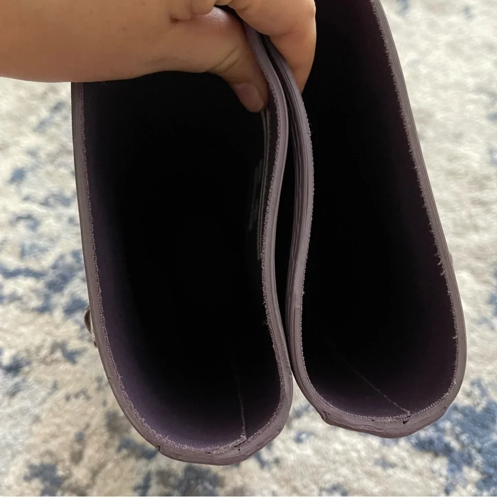 Hunter Classic Tall Rain Boots Lavender Purple Wellies Size 4